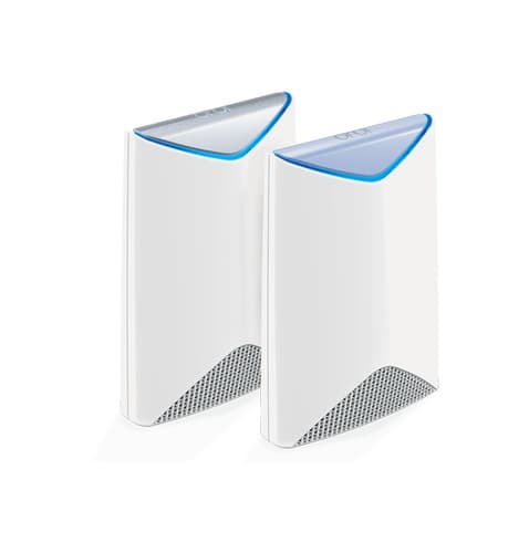 NETGEAR Orbi Pro SRK60 - Wi-Fi system - (router, 4 extenders) - up to 12,500 sq.ft 1GbE - Wi-Fi 5 - Tri-Band - wall-mountable, ceiling-mountable