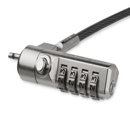 StarTech.com 6.5ft (2m) Laptop Cable Lock, 4 Digit Combination Laptop/Desktop Security Cable Lock for K-Slot Devices/Computers/Monitors, Portable Anti-Theft Vinyl Coated Steel Cable Lock - K Slot Laptop Lock (LTLOCK4D) - Security cable lock - 2 m