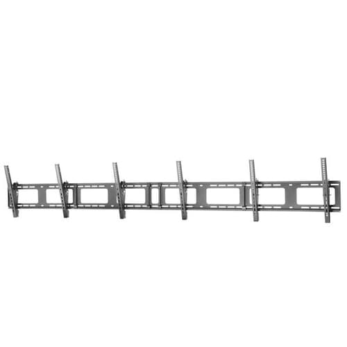StarTech.com Triple-Display TV Wall Mount - Menu Board Mount - Landscape - Bracket - for menu board - steel - black - screen size: 40"-50" - wall-mountable