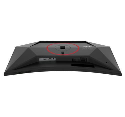 AOC Gaming C27G4Z2 - G4 Series - LED monitor - gaming - curved - 27" - 1920 x 1080 Full HD @ 260 Hz - VA - 300 cd/m� - 3000:1 - HDR10 - 0.3 ms - 2xHDMI, DisplayPort - black, red — view 14