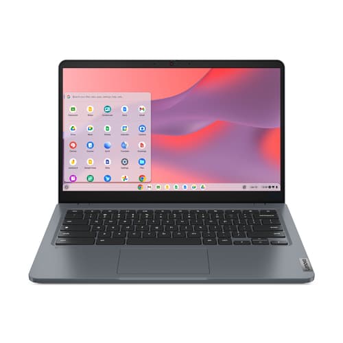 Lenovo 14e Chromebook Gen 3 82W6 - Intel N-series - N200 / up to 3.7 GHz - Chrome OS - UHD Graphics - 8 GB RAM - 128 GB eMMC - 14" IPS 1920 x 1080 (Full HD) - Wi-Fi 6E - storm grey - kbd: UK