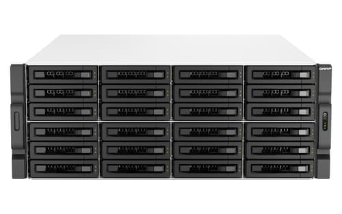 QNAP TS-H3087XU-RP - NAS server - 30 bays - rack-mountable - SATA 6Gb/s - RAID 0, 1, 5, 6, 10, 50, 60, JBOD - RAM 64 GB - 2.5 Gigabit Ethernet / 10 Gigabit Ethernet - iSCSI support - 4U