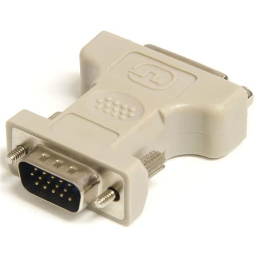 StarTech.com DVI to VGA Cable Adapter - F/M - DVI to VGA connector - DVI to VGA Converter - DVI to VGA Adapter (DVIVGAFM) - VGA adapter - DVI-I (F) to HD-15 (VGA) (M) - beige