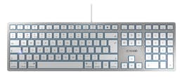 CHERRY KC 6000 SLIM FOR MAC - Keyboard - USB - UK - key switch: CHERRY SX - silver