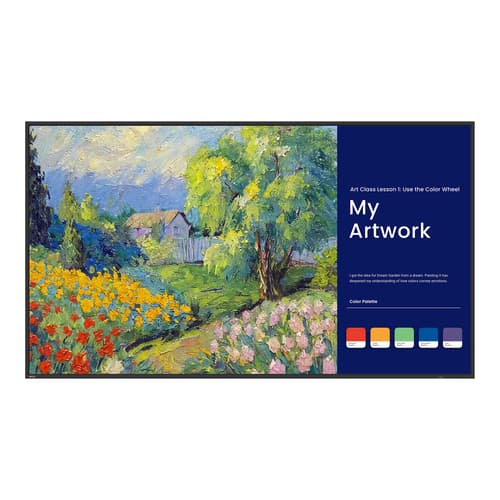 BenQ SL5504 - 55" Diagonal Class SL04 Series LED-backlit LCD display - digital signage - Android - 4K UHD (2160p) 3840 x 2160