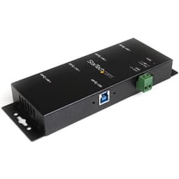 StarTech.com 4-Port USB 3.0 Hub - Metal Industrial USB-A Hub - Wall or Desk Mountable USB Data Hub - TAA Compliant USB Expander Hub (ST4300USBM) - Hub - 4 x SuperSpeed USB 3.0 - desktop - DC power - for P/N: ITB20D3250, MSDREADU2OTG, SVA12M5NA, USB312SAT3CB, USB315CB2M, USBLTM1MBK, USBLTM1MWH