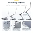 StarTech.com - Notebook stand - 360� swivel, telescopic height adjustment - desktop - silver thumbnail 11