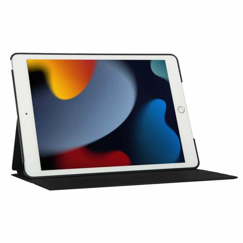 Targus Classic - Flip cover for tablet - polycarbonate, polyurethane - black - for Apple 10.2-inch iPad (7th generation, 8th generation, 9th generation)