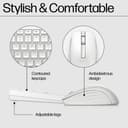 HP 655 WIRELESS KEYBOARD + MOUSE WHT thumbnail 3