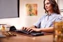 HP 965 - Keyboard and keypad set - 2-zone layout, separate numpad, low profile key travel, multi-device - compact - wireless - Bluetooth - QWERTY - UK - black thumbnail 10