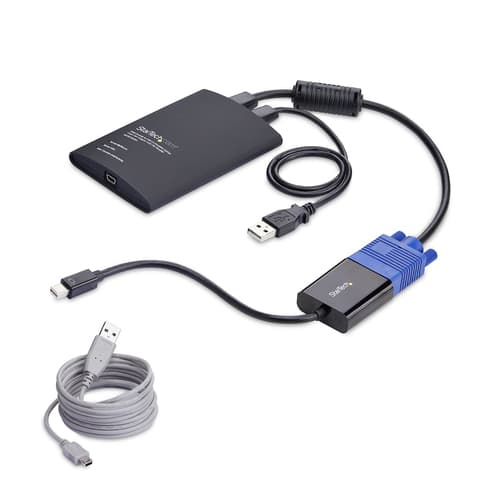 StarTech.com Portable Laptop Crash Cart Adapter, USB/VGA/Mini DisplayPort KVM Console, File Transfer and Video Capture - KVM switch - 1 x KVM port(s) - 1 local user - desktop - TAA Compliant — view 8