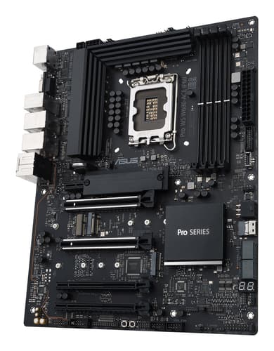ASUS Pro WS W680-ACE - Motherboard - ATX - LGA1700 Socket - W680 Chipset - USB-C 3.2 Gen2, USB 3.2 Gen 1, USB-C 3.2 Gen 2x2, USB 3.2 Gen 2 - 2 x 2.5 Gigabit LAN - onboard graphics (CPU required) - HD Audio (8-channel) — view 7