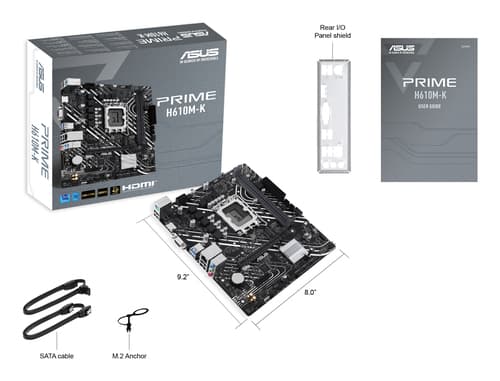 ASUS PRIME H610M-K — view 9