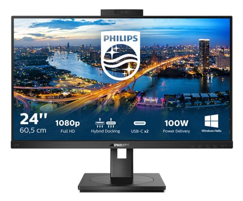 Philips B Line 243B1JH - LED monitor - 24" (23.8" viewable) — view 3