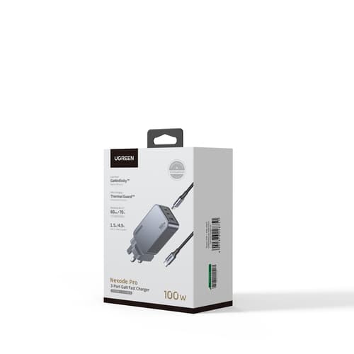 Ugreen Nexode Pro Universal Grey, Silver AC Fast charging Indoor — view 3
