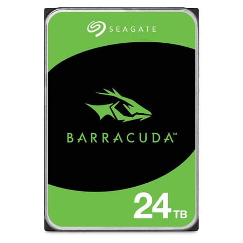 Seagate Barracuda ST24000DM001 - Hard drive - 24 TB - internal - 3.5" - SATA 6Gb/s - 7200 rpm - buffer: 512 MB