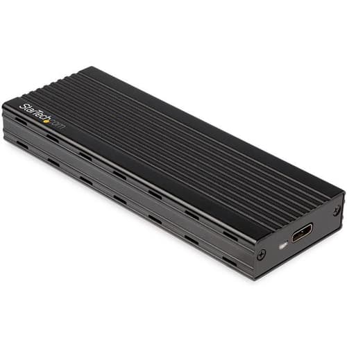StarTech.com USB-C (10Gbps) to M.2 NVMe SSD Enclosure - Portable M.2 PCIe Aluminum Case - 1GB/s Read & Write - Mac & PC - Storage enclosure - M.2 - M.2 Card - USB 3.1 (Gen 2) - black