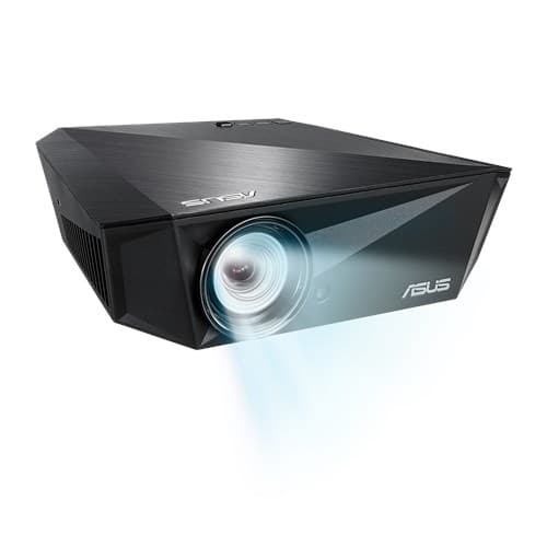ASUS F1 - DLP projector - RGB LED - portable - 3D - 1200 lumens - Full HD (1920 x 1080) - 16:9 - 1080p - short-throw fixed lens - 802.11ac wireless - black