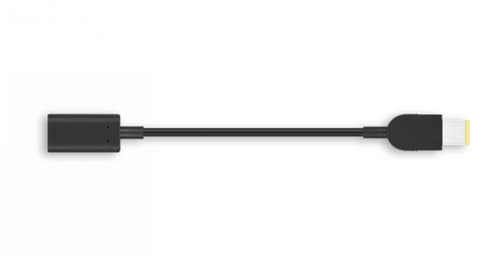 Lenovo USB-C to Slim-tip Cable Adapter - Power connector adaptor - 24 pin USB-C female to power male