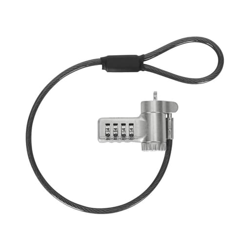 Targus DEFCON - Security cable lock - ultimate, universal, with adaptable lock head - silver - 30 cm (pack of 25) — view 6