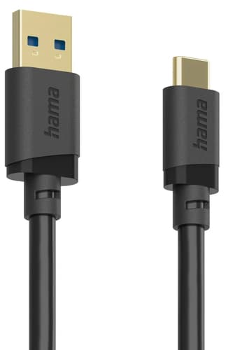 Hama 00202005 USB cable USB 3.2 Gen 1 (3.1 Gen 1) 0.75 m USB A USB C 5 Gbit/s Black — view 5