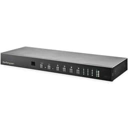 StarTech.com 4x4 HDMI Matrix Switch with Audio and Ethernet Control - 4K 60Hz Video - Rack Mount HDMI 2.0 Splitter with Remote (VS424HD4K60) - Video/audio switch - desktop