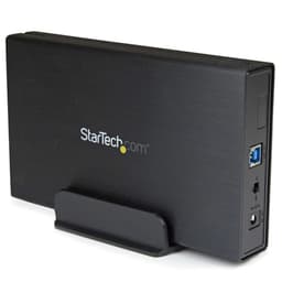 StarTech.com USB 3.1 Gen 2 External Hard Drive Enclosure for 3.5" SATA Drives - Fan-less UASP Enhanced Single Drive Enclosure (S351BU313) - Storage enclosure - 3.5" - SATA 6Gb/s - USB 3.1 (Gen 2) - black - for P/N: BNDTBUSB3142, PEXUS313AC2V, PEXUSB311A1E, PEXUSB312A2, PEXUSB314A2V, PEXUSB314A2V2