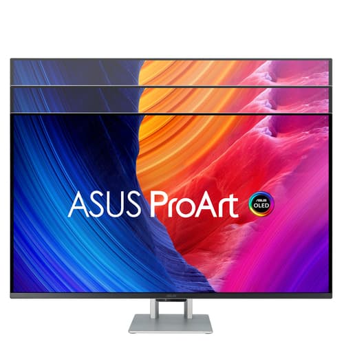 ASUS ProArt OLED PA32UCDM - OLED monitor - 32" (31.5" viewable) - 3840 x 2160 4K UHD (2160p) @ 240 Hz - 1000 cd/m� - HDR10 - 0.1 ms - Thunderbolt 4, HDMI - speakers - silver — view 5