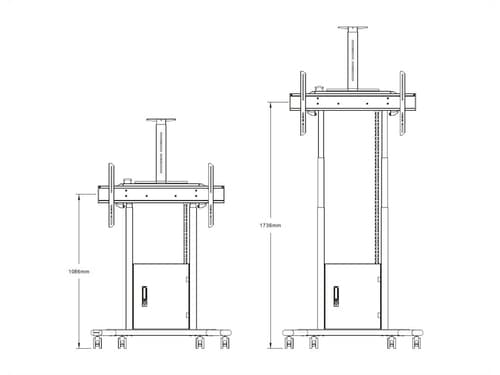 *Non Cancellable/Non Returnable (NCNR)* MOTORIZED STAND CABINET/SH 120KG WH — view 28