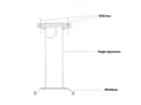 *Non Cancellable/Non Returnable (NCNR)* MOTORIZED FLOORSTAND 60KG WHITE thumbnail 8