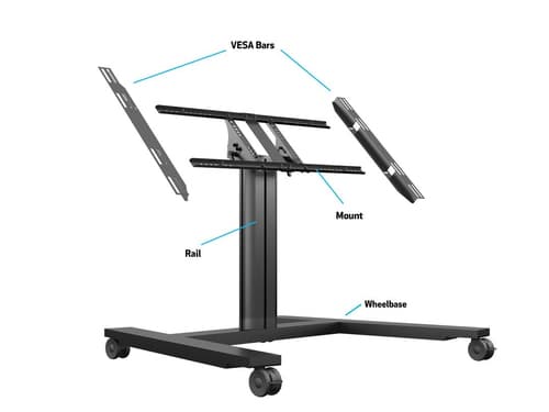 *Non Cancellable/Non Returnable (NCNR)* STAND80HDWHEELBASESINGLEBLACK — view 8
