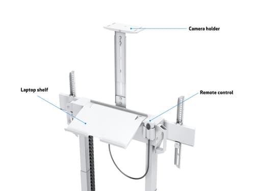 *Non Cancellable/Non Returnable (NCNR)* MOTORIZED STAND CABINET/SH 120KG WH — view 12