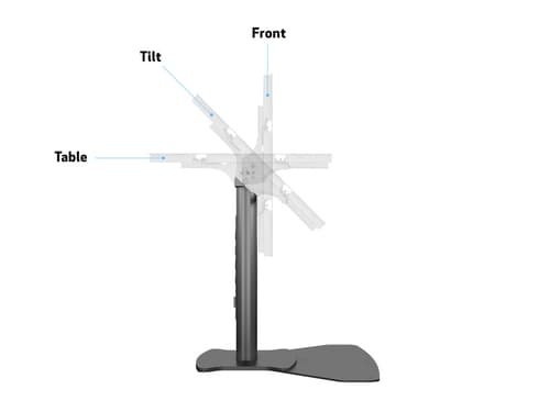 *Non Cancellable/Non Returnable (NCNR)* STAND 80HD FLOORBASE SINGLE BLACK — view 19