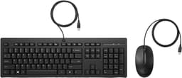 HP 225 - Keyboard and mouse set - USB - UK - black - for HP 295 G8, Chromebook 11MK G9, Chromebook x360, EliteDesk 80X G8