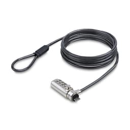 StarTech.com Nano Slot Compatible 6.6ft (2m) Cable Lock, Laptop Security - Security cable lock - black & silver - 2 m