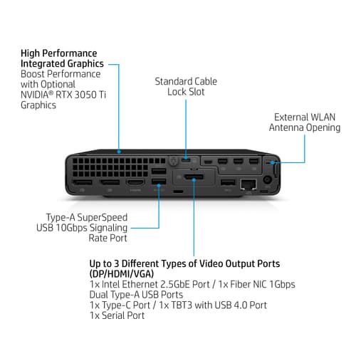 HP 800G9 DM I5-2500 16/512 W11P — view 4