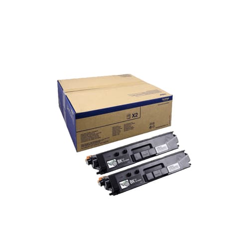 Brother TN329BK - 2-pack - black - original - toner cartridge - for Brother DCP-L8450CDW, HL-L8350CDW, HL-L8350CDWT, MFC-L8850CDW