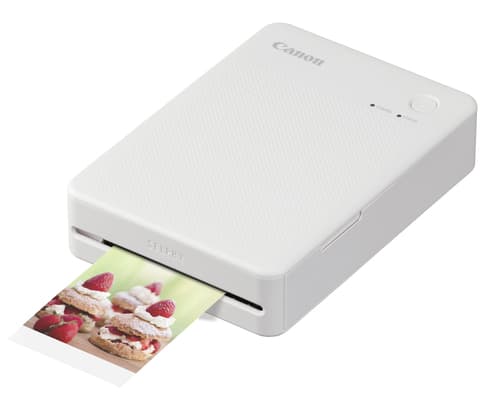 Canon SELPHY QX20 - Printer - colour - dye sublimation - 72 x 85 mm up to 0.66 min/page (colour) - capacity: 10 sheets - Wi-Fi(g) - sand white — view 5