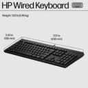 HP 125 G2 - Keyboard - USB - UK - bulk thumbnail 8