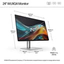HP 724pn - Series 7 Pro - LED monitor - 24" - 1920 x 1200 WUXGA @ 100 Hz - IPS - 350 cd/m� - 1500:1 - 5 ms - HDMI, DisplayPort - black, silver thumbnail 5