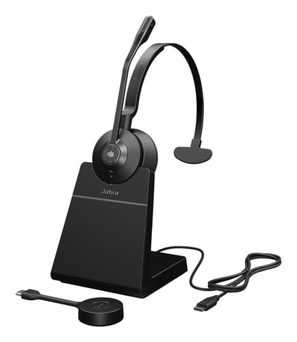 Jabra Engage 55 SE Mono - Headset - on-ear - DECT - wireless - USB-C via DECT adapter - Certified for Microsoft Teams — view 1