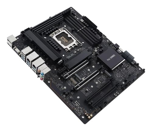 ASUS Pro WS W680-ACE IPMI - Motherboard - ATX - LGA1700 Socket - W680 Chipset - USB-C 3.2 Gen2, USB 3.2 Gen 1, USB-C 3.2 Gen 2x2, USB 3.2 Gen 2 - 2 x 2.5 Gigabit LAN - onboard graphics (CPU required) - HD Audio (8-channel) — view 4