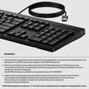 HP 125 G2 - Keyboard - USB - UK - bulk thumbnail 6