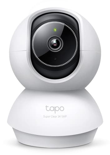 Tapo C230 V1 - Network surveillance camera - pan / tilt - colour (Day&Night) - 5 MP - 2880 x 1620 - 3K - fixed focal - audio - wireless - Wi-Fi - 2.4GHz radio - H.264 - DC 9 V