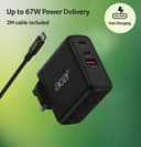 67W PD CHARGER 2X USB-C 1X USB-A thumbnail 1