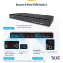 StarTech.com - KVM switch - secure - 8 x KVM port(s) - 1 local user - desktop - TAA Compliant thumbnail 4