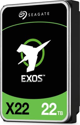 Seagate Exos X22 ST22000NM000E - Hard drive - 22 TB - internal - 3.5" - SAS 12Gb/s - 7200 rpm