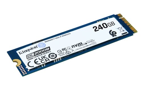 Kingston Data Center DC2000B - SSD - Enterprise - 240 GB - internal - M.2 2280 - PCIe 4.0 x4 (NVMe) — view 1