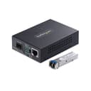 StarTech.com - Fibre media converter - 1GbE - over fibre optic - 1000Base-T, 1000Base-LX, 10Base-T, 100Base-TX - LC Duplex single-mode / RJ-45 - up to 20 km - 1310 nm - TAA Compliant thumbnail 1