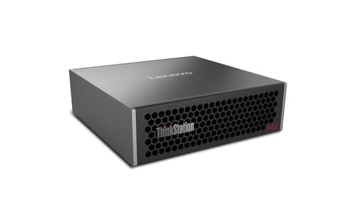 Lenovo ThinkStation PGX 30KL - MT 1 x GB10 Grace Blackwell Superchip - RAM 128 GB - SSD 4 TB - NVMe - NVIDIA Blackwell - 10 Gigabit Ethernet, IEEE 802.11ax (Wi-Fi 6), IEEE 802.11be (Wi-Fi 7), Bluetooth 5.3 - NVIDIA DGX Base OS - monitor: none - Lenovo TopSeller — view 6